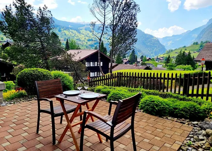 Apartman Mom - Alpine Boutique Apartments, Fagus, Terrace Grindelwald
