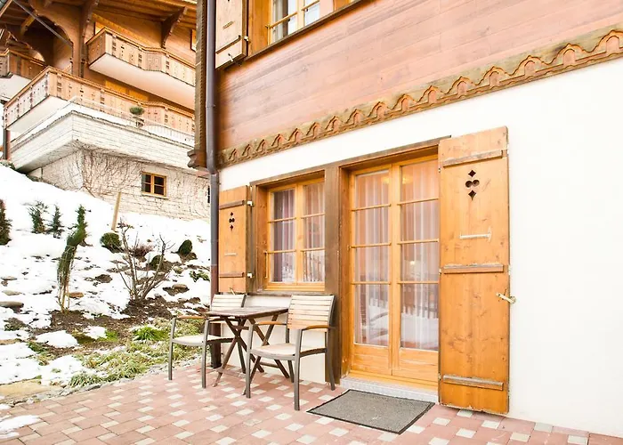 Mom - Alpine Boutique Apartments, Fagus, Terrace Lejlighed Grindelwald